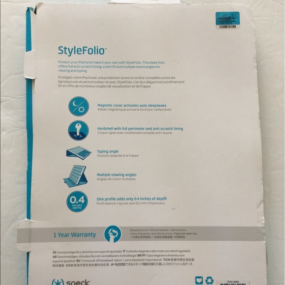 Speck Black StyleFolio iPad Pro Case Cover New - Picture 5 of 8